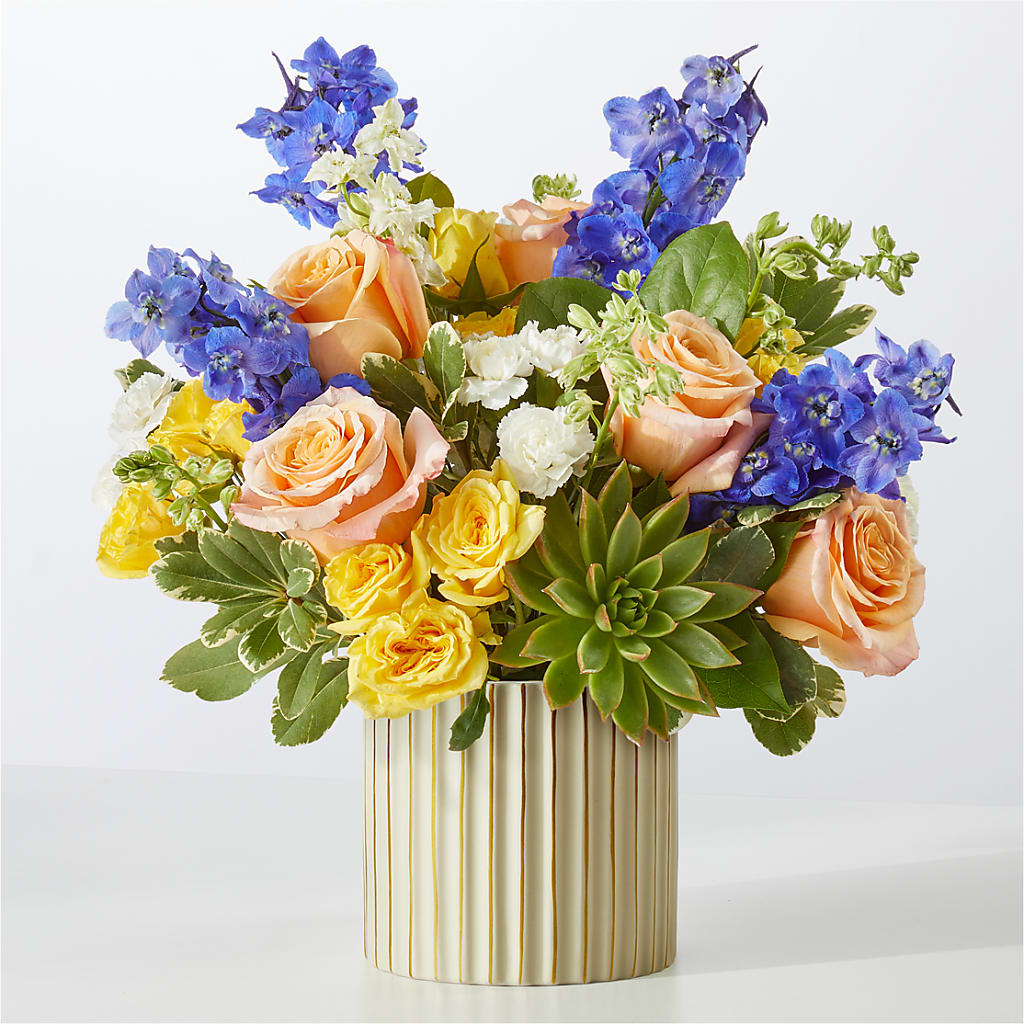 Cobalt Reverie Bouquet – BRAD'S FLORIST, Paris IL