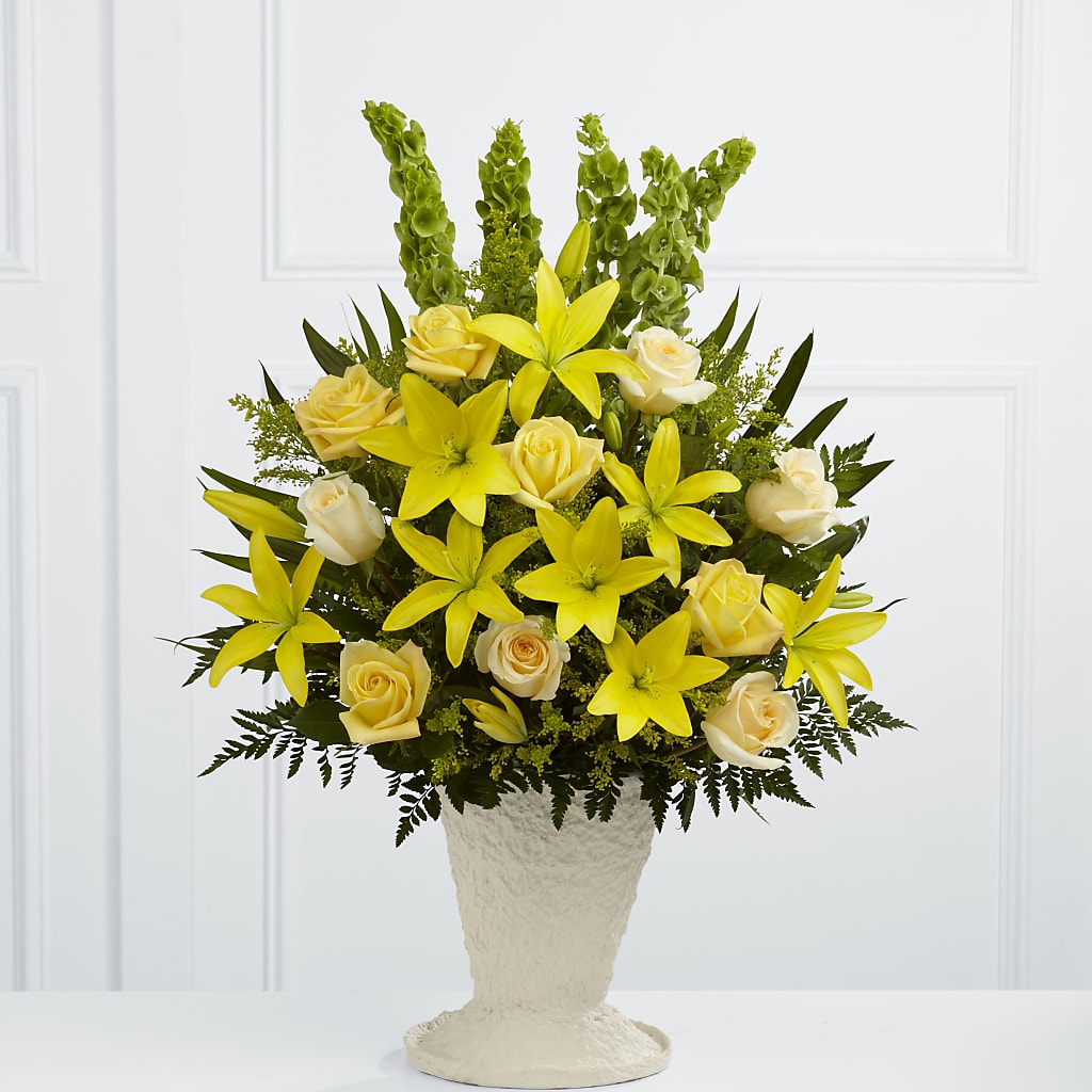 Golden Memories Arrangement – BRAD'S FLORIST, Paris IL