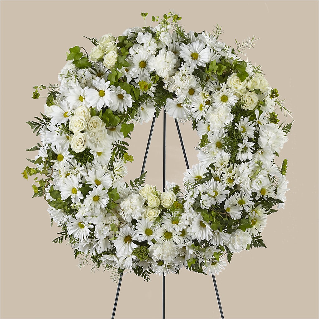 Faithful Wishes Wreath – BRAD'S FLORIST, Paris IL