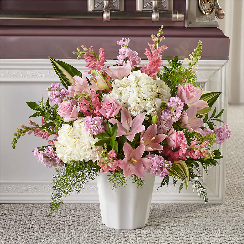 Simply Serene Floor Basket – BRAD'S FLORIST, Paris IL