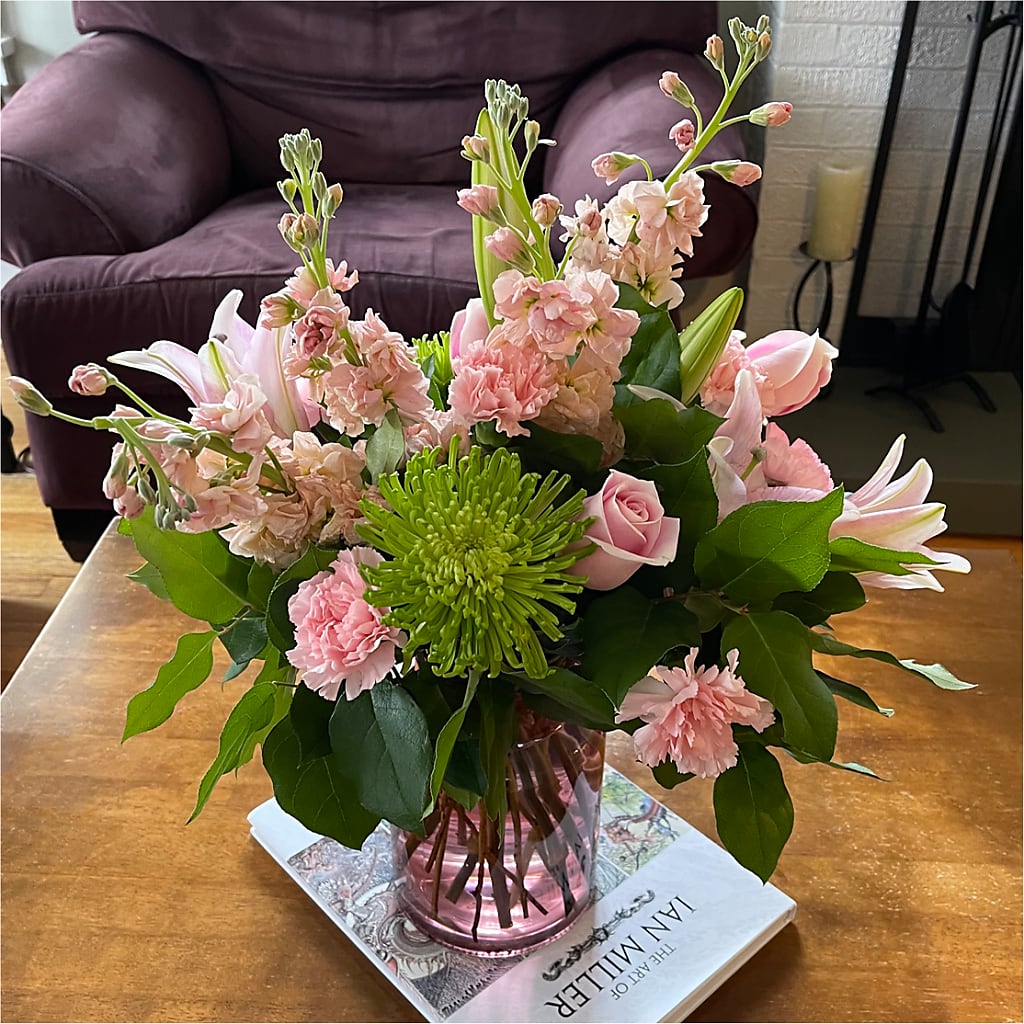 Pretty in Pink Bouquet – BRAD'S FLORIST, Paris IL