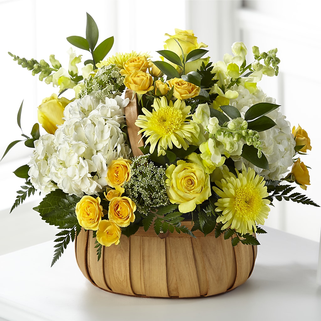 Rustic Remembrance Basket – BRAD'S FLORIST, Paris IL