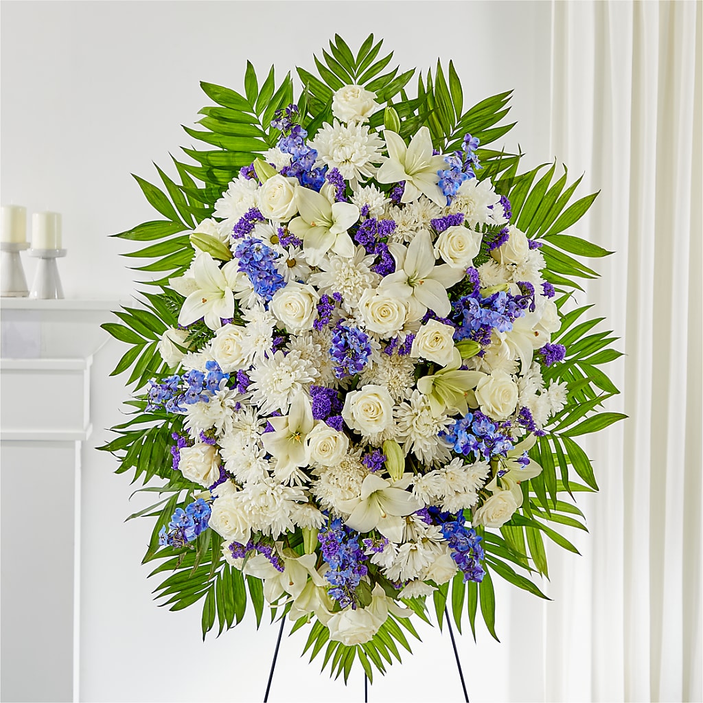 At Rest Standing Spray – BRAD'S FLORIST, Paris IL
