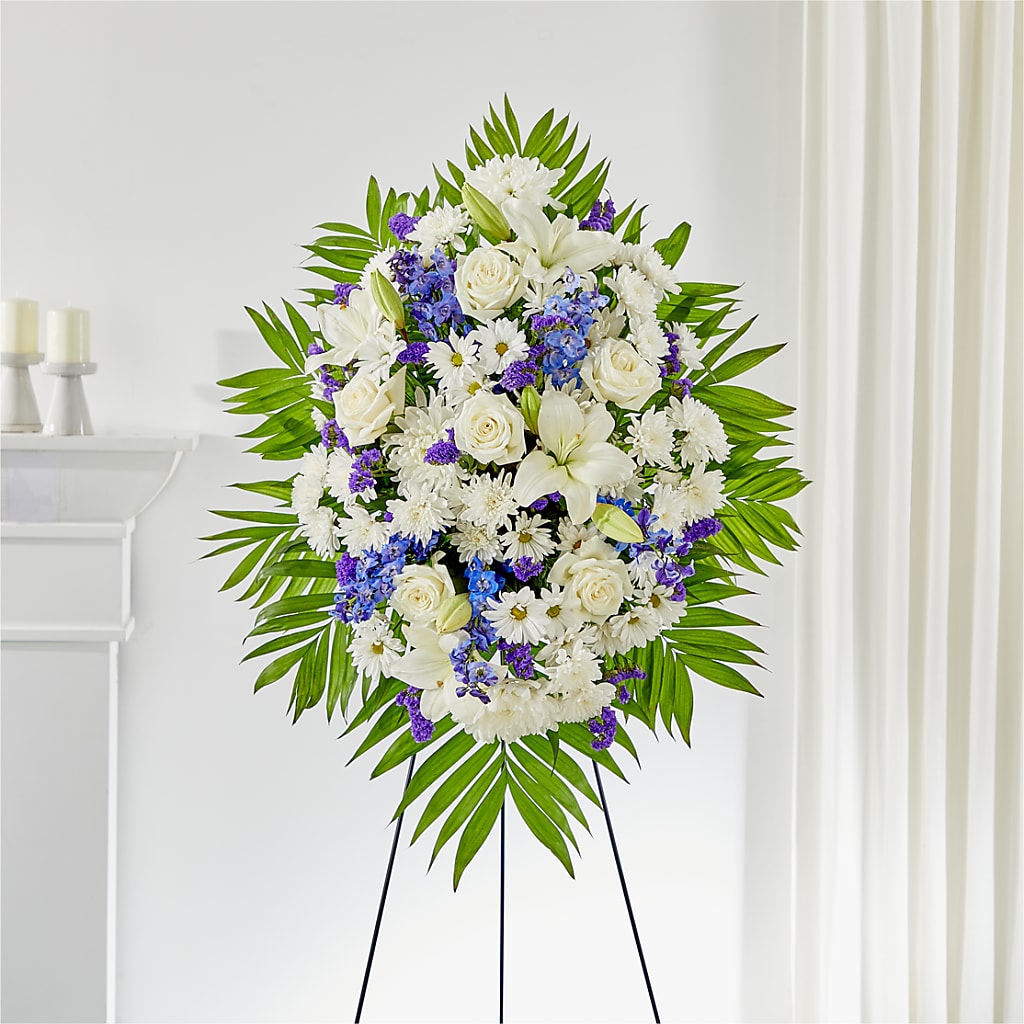 At Rest Standing Spray – BRAD'S FLORIST, Paris IL