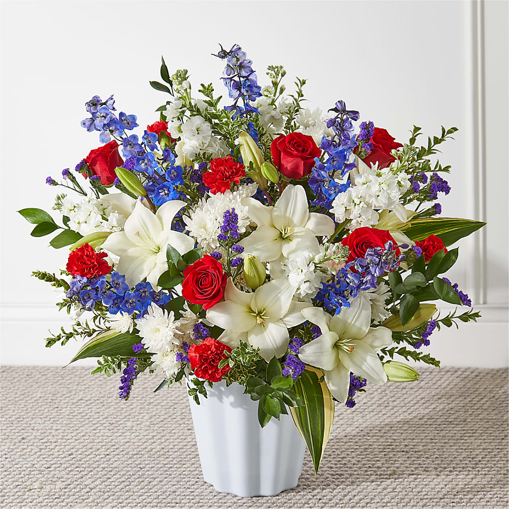 Consoled Floor Basket – BRAD'S FLORIST, Paris IL