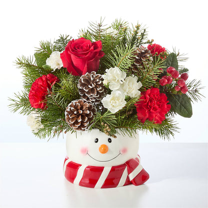 Jolly Snowman Bouquet – BRAD'S FLORIST, Paris IL