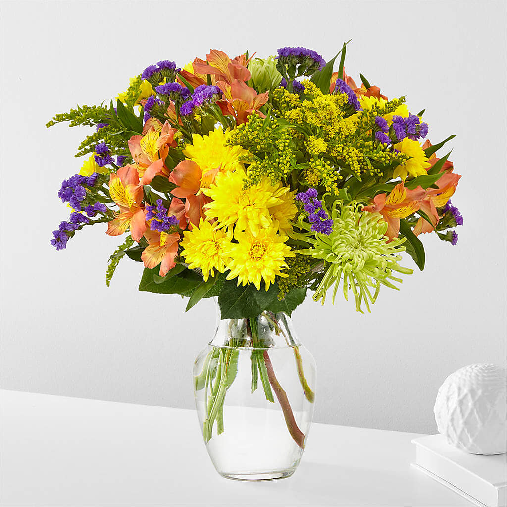 Marmalade Skies Bouquet – BRAD'S FLORIST, Paris IL