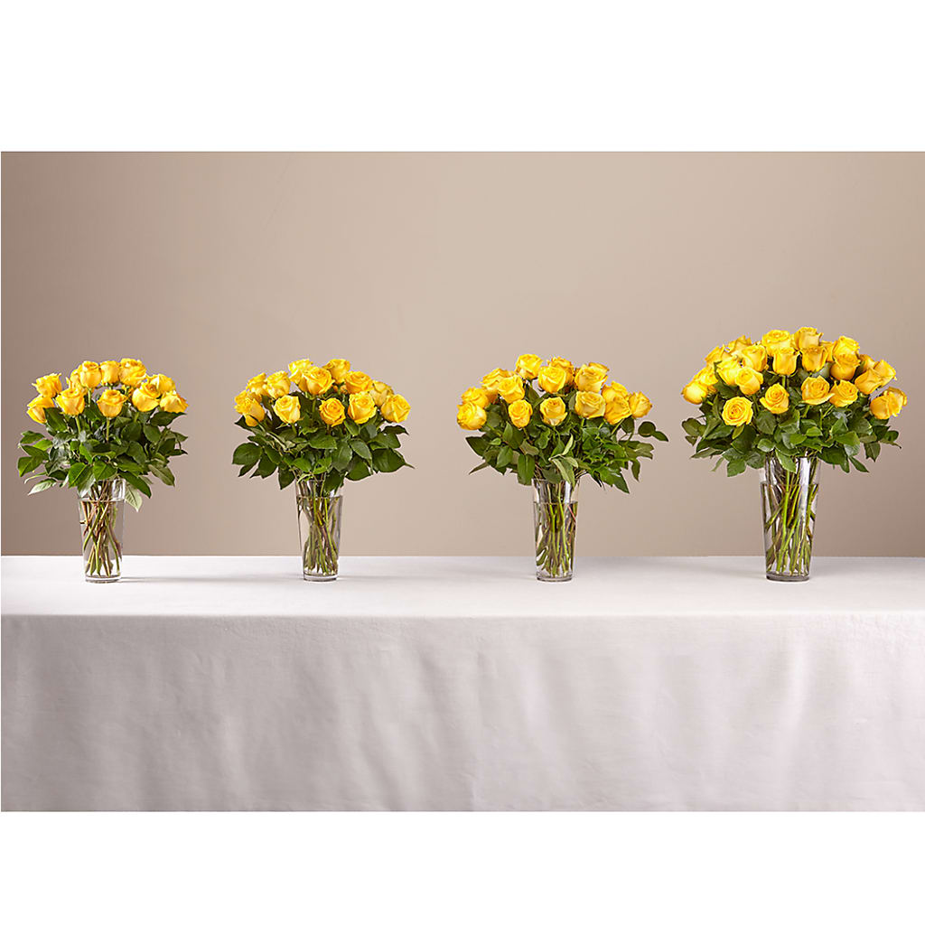 Long Stem Yellow Rose Bouquet – BRAD'S FLORIST, Paris IL