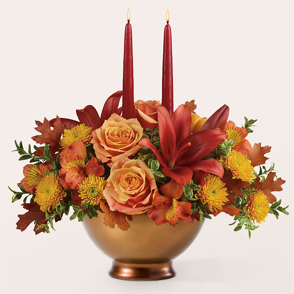 Harvest Table Centerpiece – BRAD'S FLORIST, Paris IL