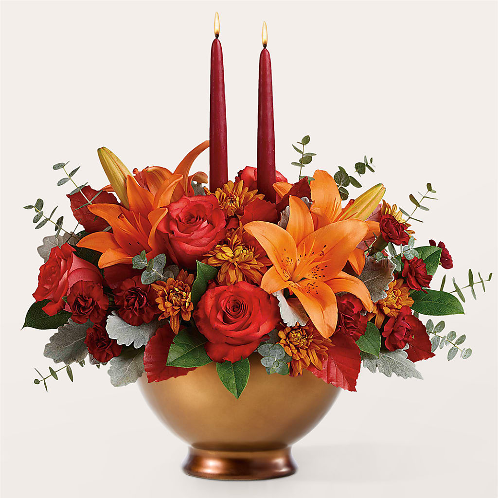 Fruits of Fall Centerpiece – BRAD'S FLORIST, Paris IL