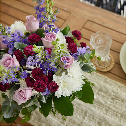 Violet Frost Bouquet – BRAD'S FLORIST, Paris IL