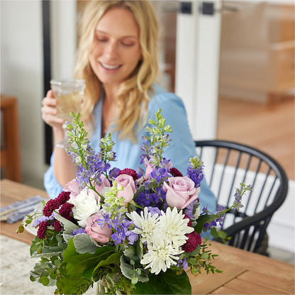 Violet Frost Bouquet – BRAD'S FLORIST, Paris IL