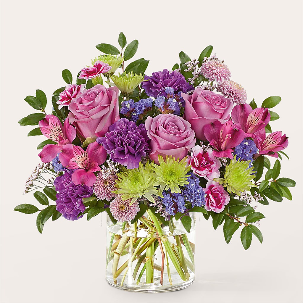 Glass Half Full Bouquet – BRAD'S FLORIST, Paris IL