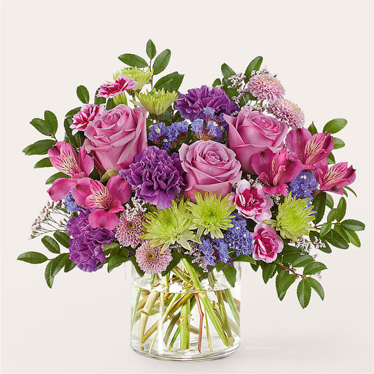 Glass Half Full Bouquet – BRAD'S FLORIST, Paris IL