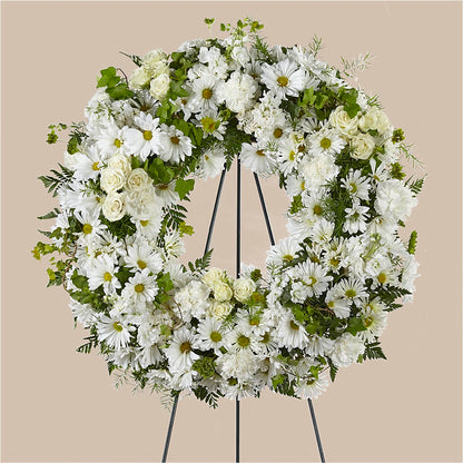 Faithful Wishes Wreath – BRAD'S FLORIST, Paris IL
