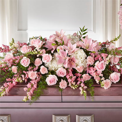 Life & Remembrance Casket Spray – BRAD'S FLORIST, Paris IL