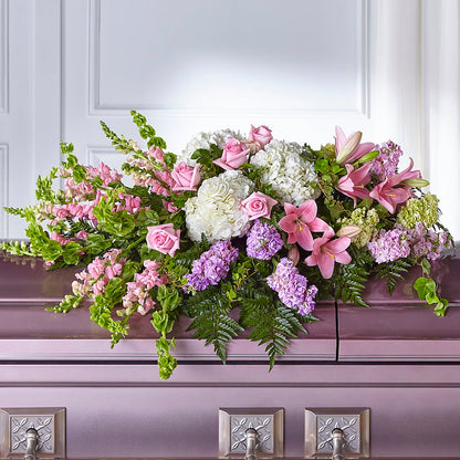 Life's Gratitude Casket Spray – BRAD'S FLORIST, Paris IL