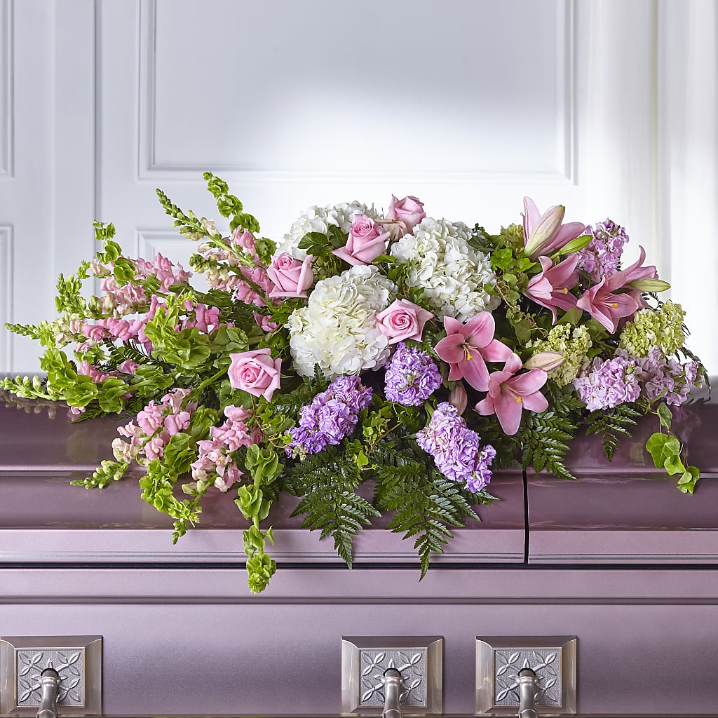 Life's Gratitude Casket Spray – BRAD'S FLORIST, Paris IL