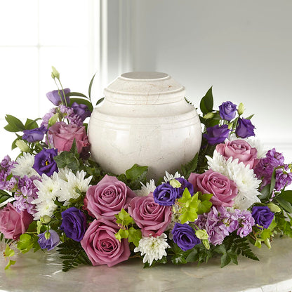 Blooming Sympathy Cremation Adornment – BRAD'S FLORIST, Paris IL