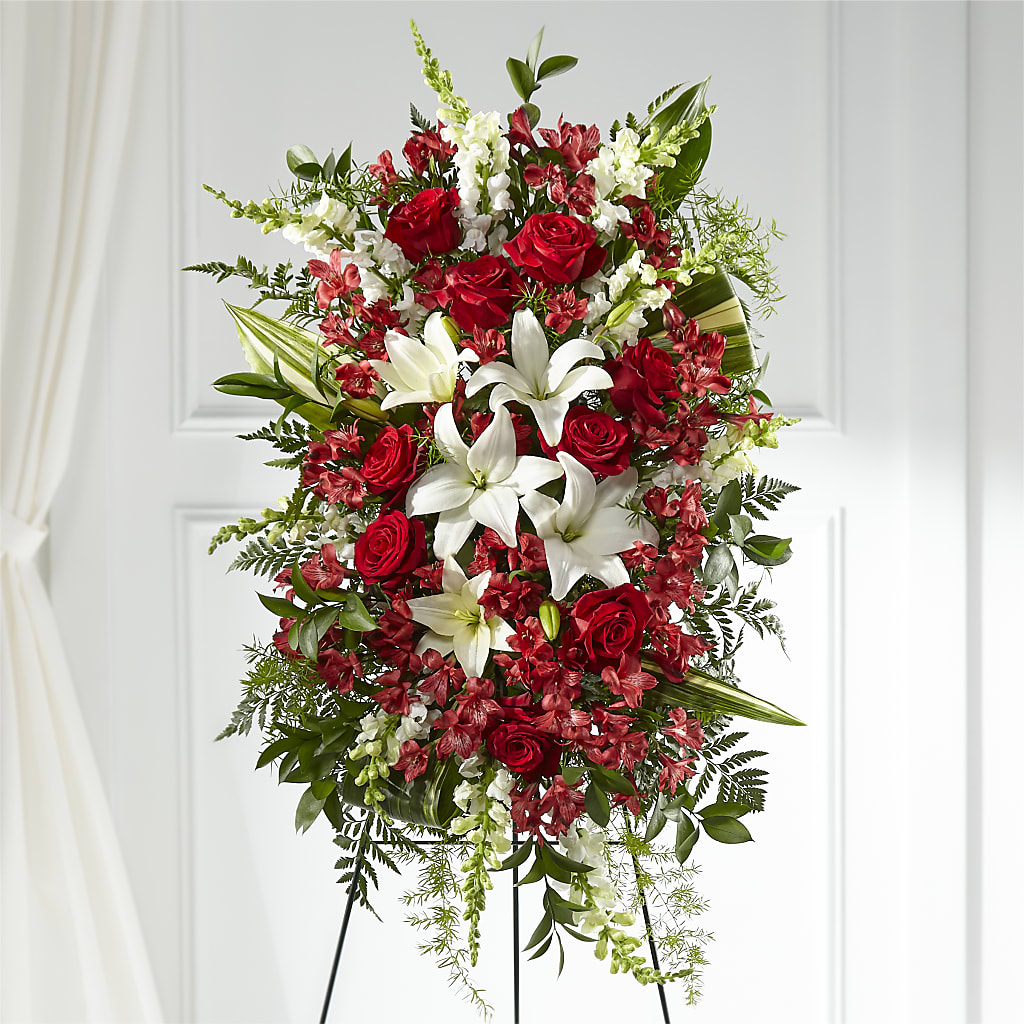 Everlasting Memory Standing Spray – BRAD'S FLORIST, Paris IL