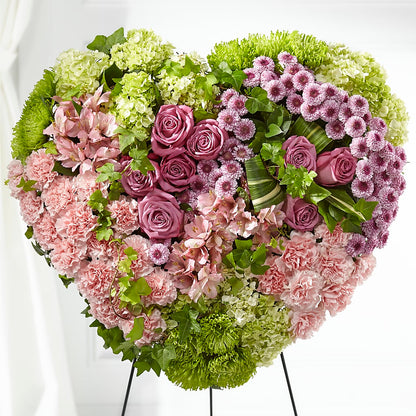 Heartwarming Standing Heart – BRAD'S FLORIST, Paris IL