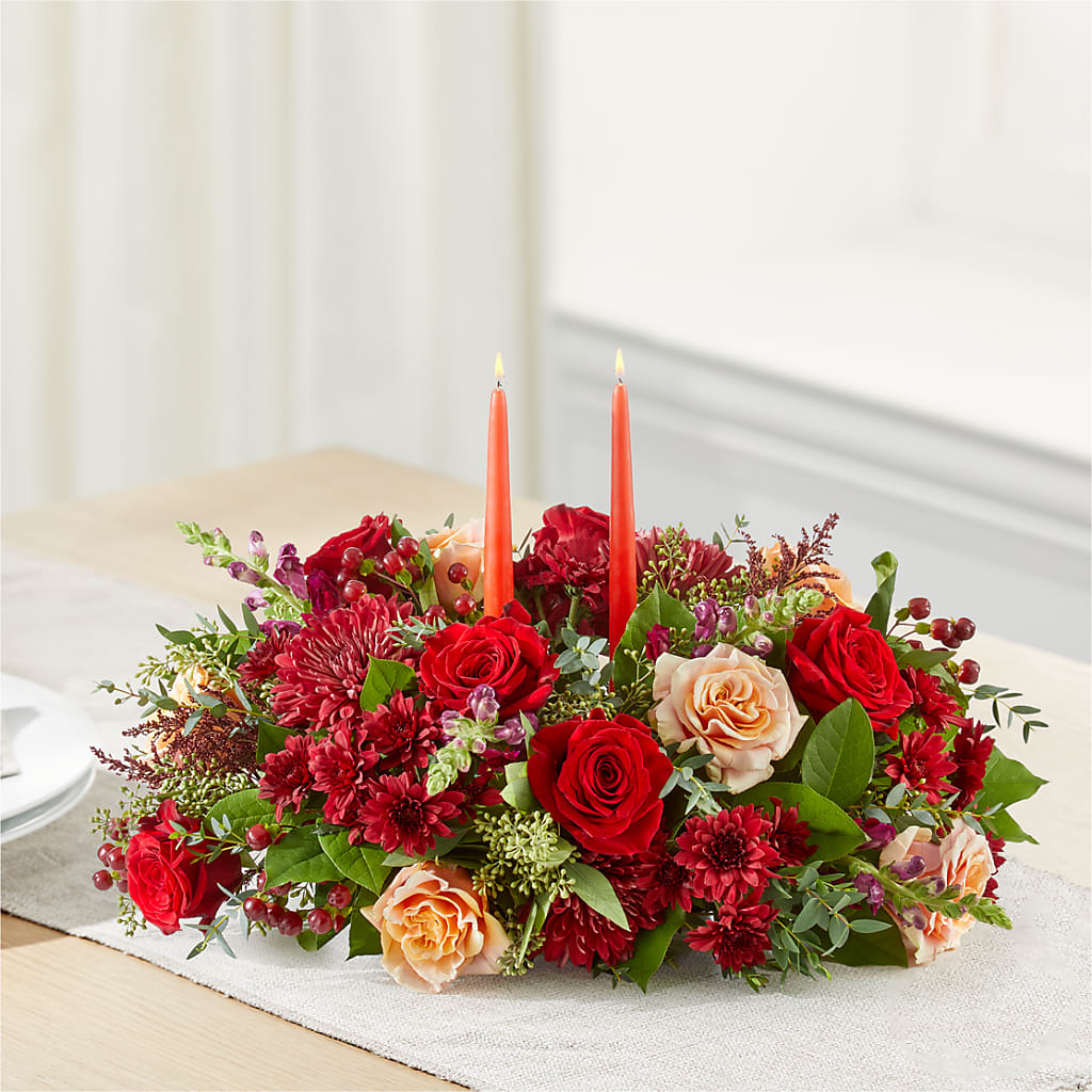 Most Thankful Centerpiece – BRAD'S FLORIST, Paris IL