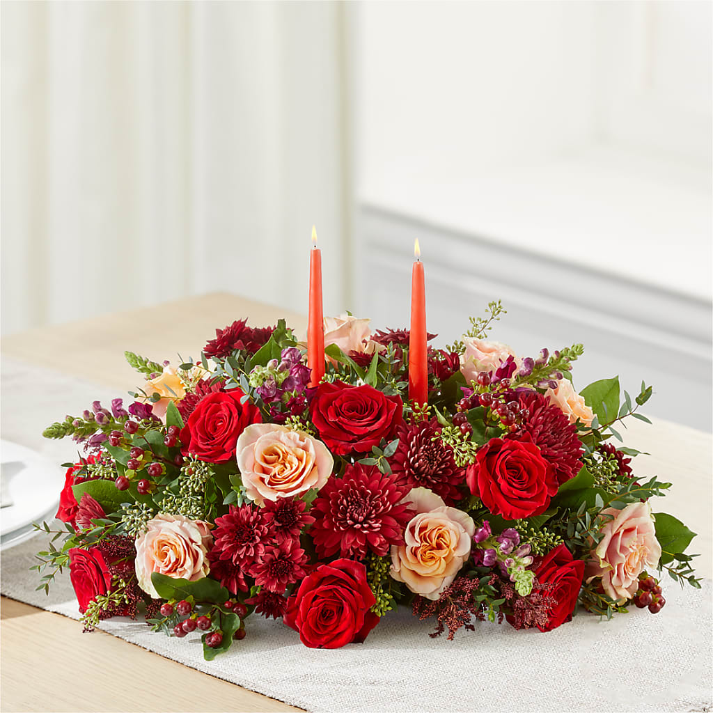 Most Thankful Centerpiece – BRAD'S FLORIST, Paris IL