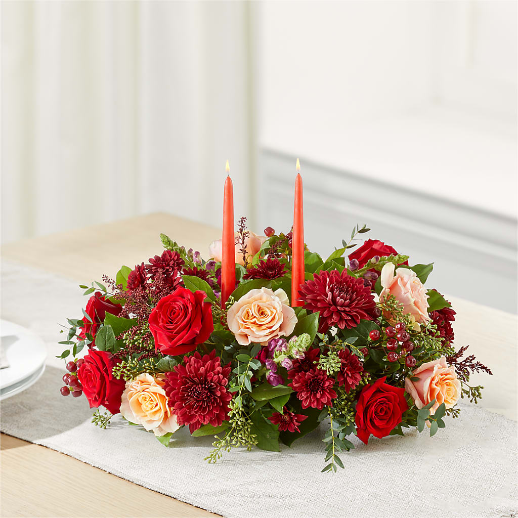 Most Thankful Centerpiece – BRAD'S FLORIST, Paris IL